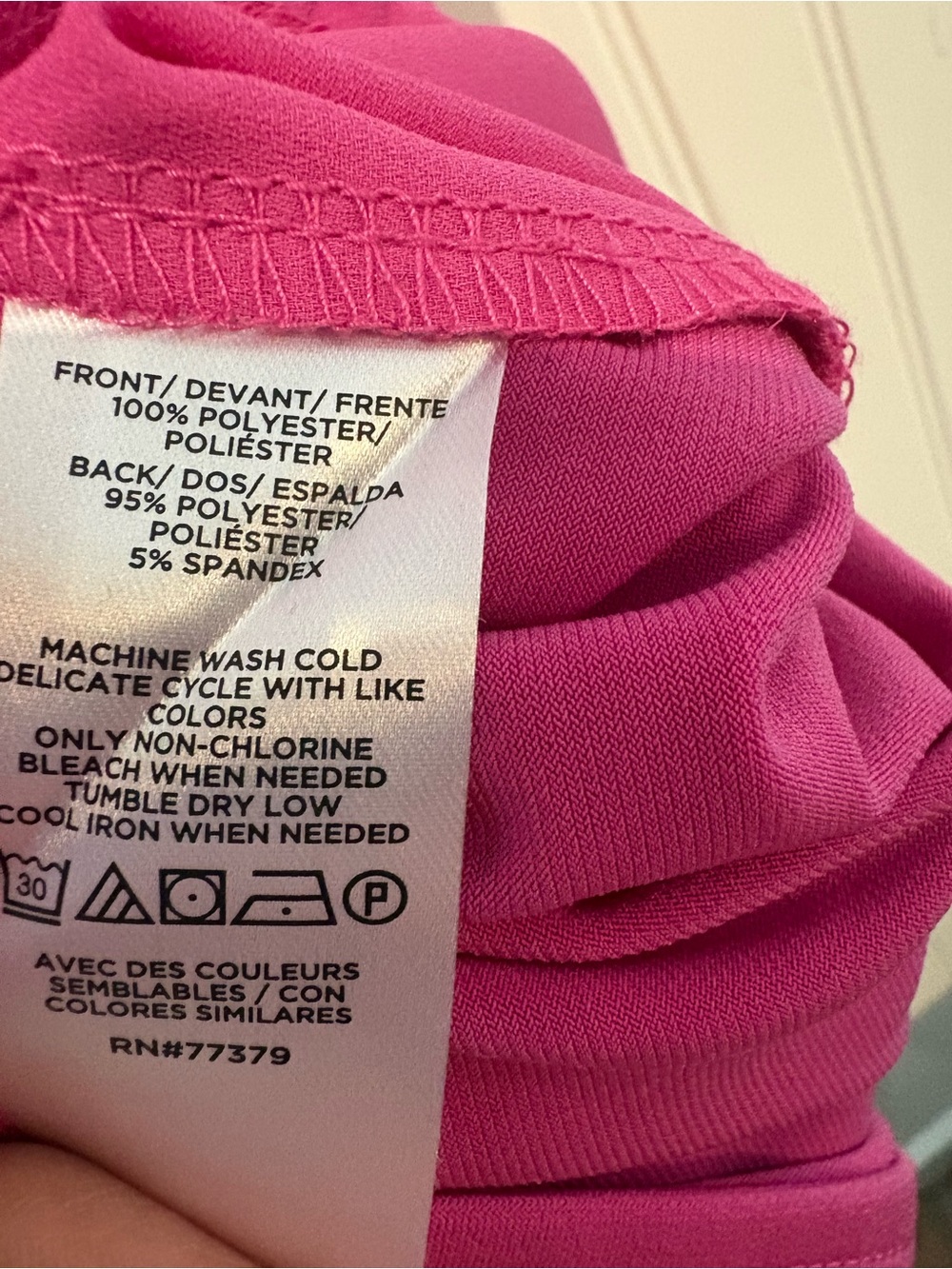 ANN TAYLOR M Fuchsia V-Neck Blouse NWOT - Picture 5 of 6